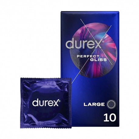 Durex Perfect Gliss Extra Lubrification Boîte de 10