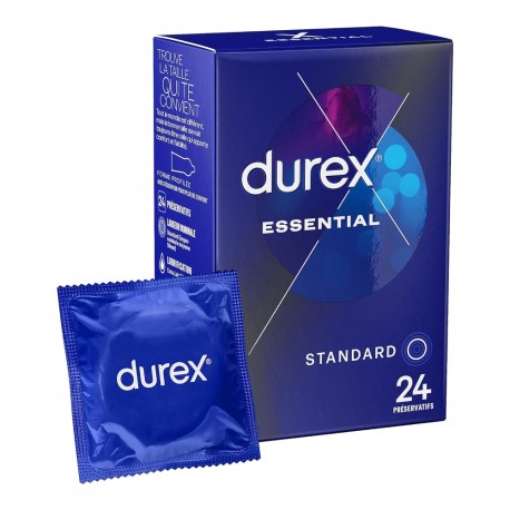 Préservatifs Durex Essential Boîte de 24