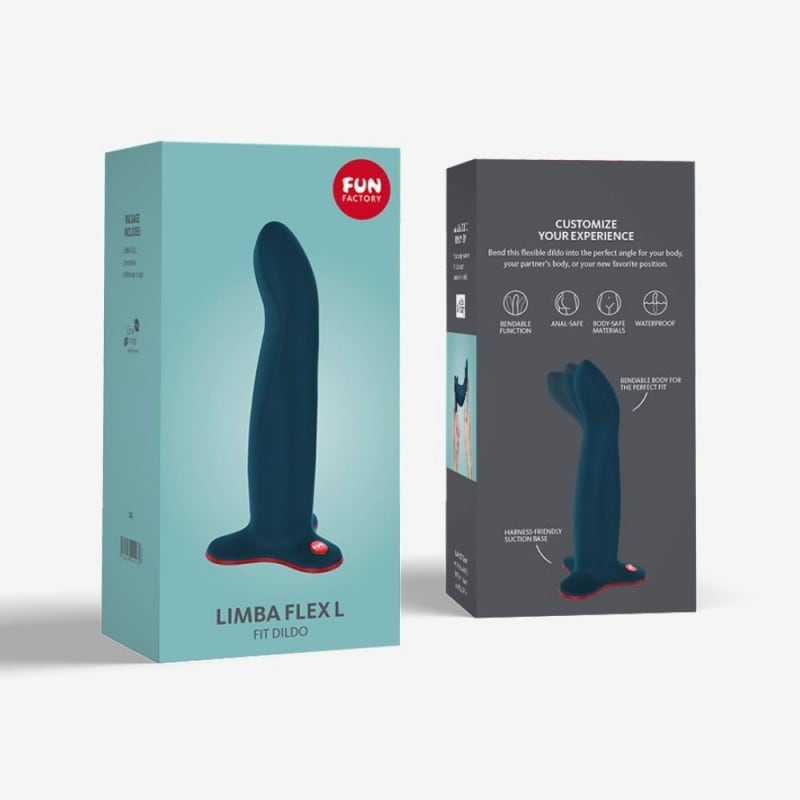 Dildo con Ventosa Flessibile Limba Flex L