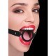 Bavaglio ad Anello Silicone Ring Gag Nero