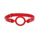 Bavaglio ad Anello Silicone Ring Gag Rosso