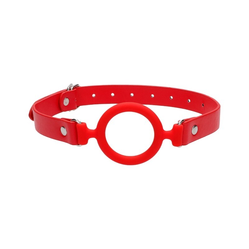 Bavaglio ad Anello Silicone Ring Gag Rosso