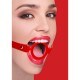 Bavaglio ad Anello Silicone Ring Gag Rosso