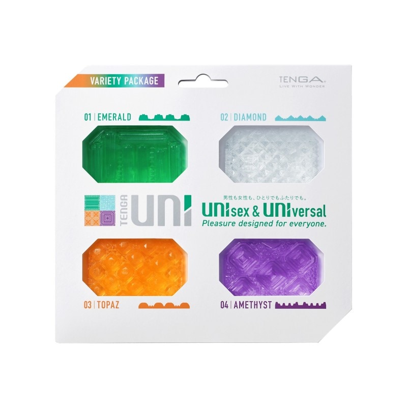 Masturbateur mini unisexe Tenga Uni pack de 4