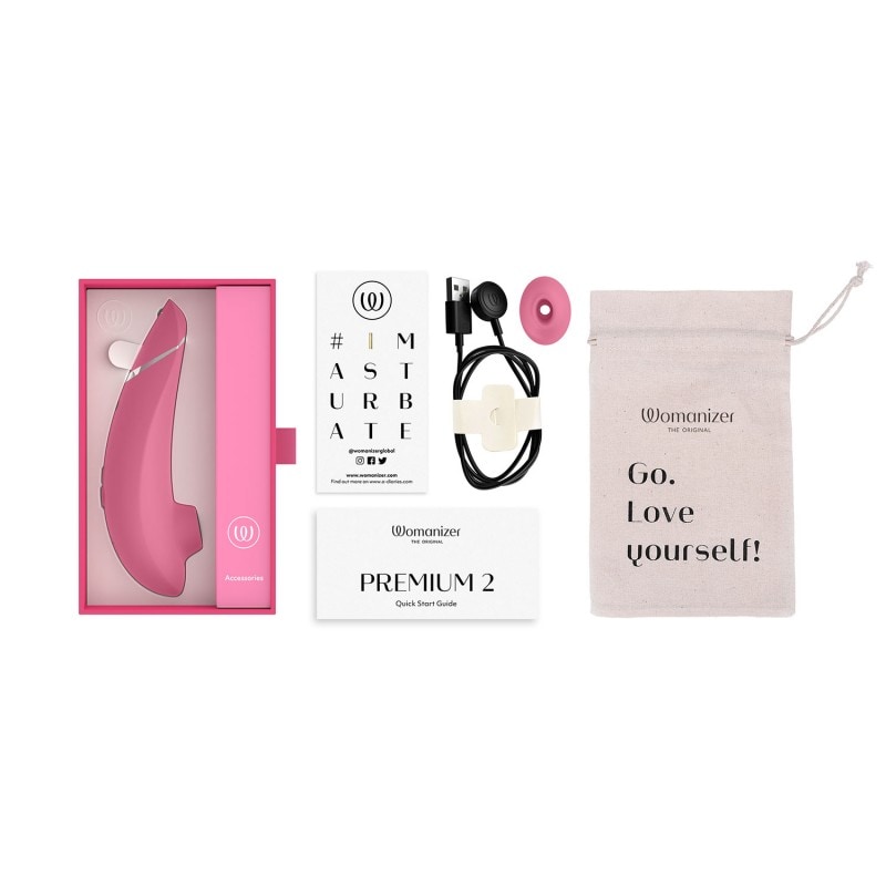 Womanizer Premium 2 Stimulateur de Clitoris sans Contact Rose